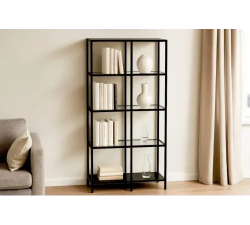 Стеллаж со стеклянными полками "Нора"