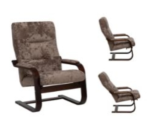 ИМПЕКС / Кресло- трансформер Leset Некст (Орех текстура, ткань V 23) 