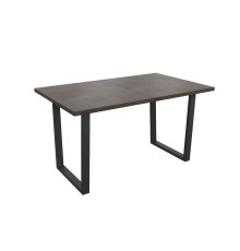 Л  "FIT" 1400 Стол раздвижной 1400(1800)*750*850 (Камень темный / черный)