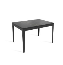 Л  "VIOLA 120" Стол раздвижной 1200(1850)*750*850 (SAHARA NOIR / черный) снято 