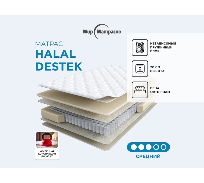 Матрас 195*080 Halal Destek
