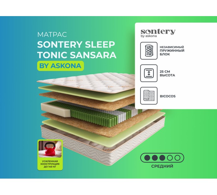 Матрас 195*180 Sleep Tonic Sansara