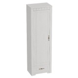 МГ Детская "Прованс" Шкаф однодверный (605*410*1970) (Бодега белая/Патина премиум)