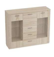 МГ Гостиная "Элана" Комод с баром (1400*410*1180) (Дуб сонома)СНЯТ