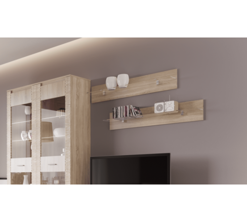 МГ Гостиная "Элана" Полка (1100*150*200) (Дуб сонома)