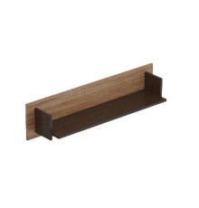 МГ Гостиная "Соренто" Полка (1070*186*250) (Дуб Стирлинг/Кофе матовый) СНЯТ