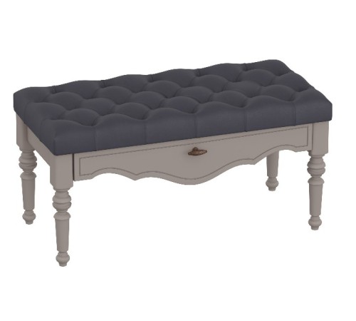 МГ Прихожая "Лилль-2" Банкетка (900*430*440) (Эмаль мокко/Орегон деним) -20% до 31.12