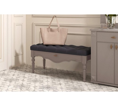 МГ Прихожая "Лилль-2" Банкетка (900*430*440) (Эмаль мокко/Орегон деним) -20% до 31.12