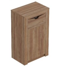 МГ Прихожая "Соренто" Тумба с дверцей и ящиком (600*385*985)(Дуб бонифаций/Кофе структурный мат)