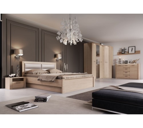 МГ Спальня "Элана" Комод 1395 (1395*405*965) (Дуб сонома)