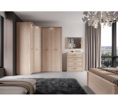 МГ Спальня "Элана" Шкаф двухдверный (1010*645*2185) (Дуб сонома)