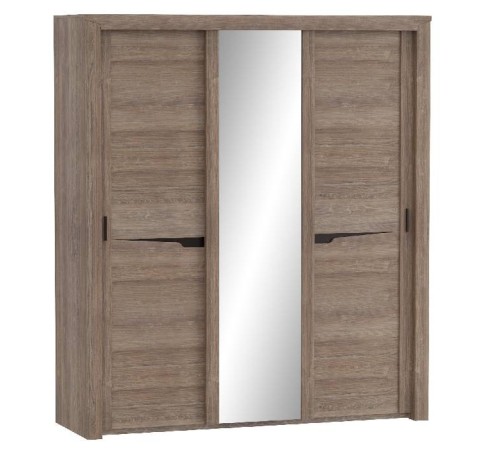 МГ Спальня "Соренто" Шкаф с раздвижными дверями (1940*620*2200) (Дуб Стирлинг/Кофе матовый)