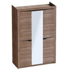 МГ Спальня "Соренто" Шкаф трехдверный (1520*545*2200) (Дуб Стирлинг/Кофе матовый) СНЯТ