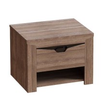 МГ Спальня "Соренто" Тумба с ящиком (600*385*450) (Дуб Стирлинг/Кофе матовый) СНЯТ