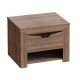 МГ Спальня "Соренто" Тумба с ящиком (600*385*450) (Дуб Стирлинг/Кофе матовый)