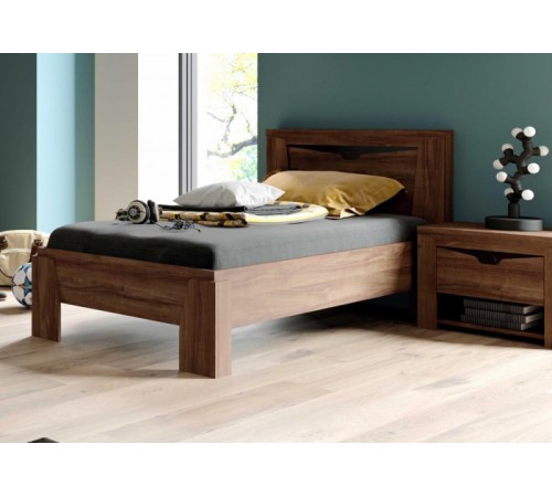 МГ Спальня "Соренто" Тумба с ящиком (600*385*450) (Дуб Стирлинг/Кофе матовый)