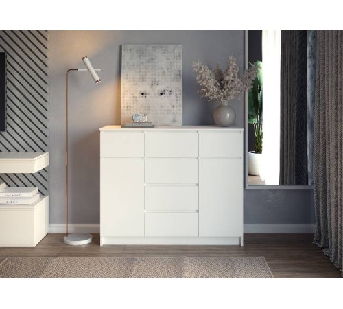 МС Мори Комод МК 1200.4 (МП/3) Белый МС Мори Комод МК 1200.4 (МП/3) Белый