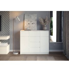 МС Мори Комод МК 1200.4 (МП/3) Белый