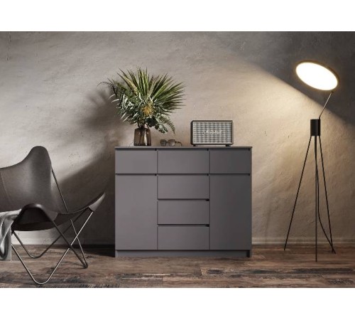 МС Мори Комод МК 1200.4 (МП) Графит МС Мори Комод МК 1200.4 (МП) Графит