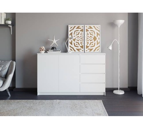 МС Мори Комод МК 1600.1 (МП/3) Белый