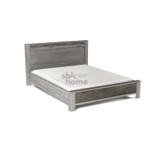 СБК Денвер Кровать Люкс с/м2000*1600(без основания)(1764*2213*1022)(Риббек серый/камень темный)